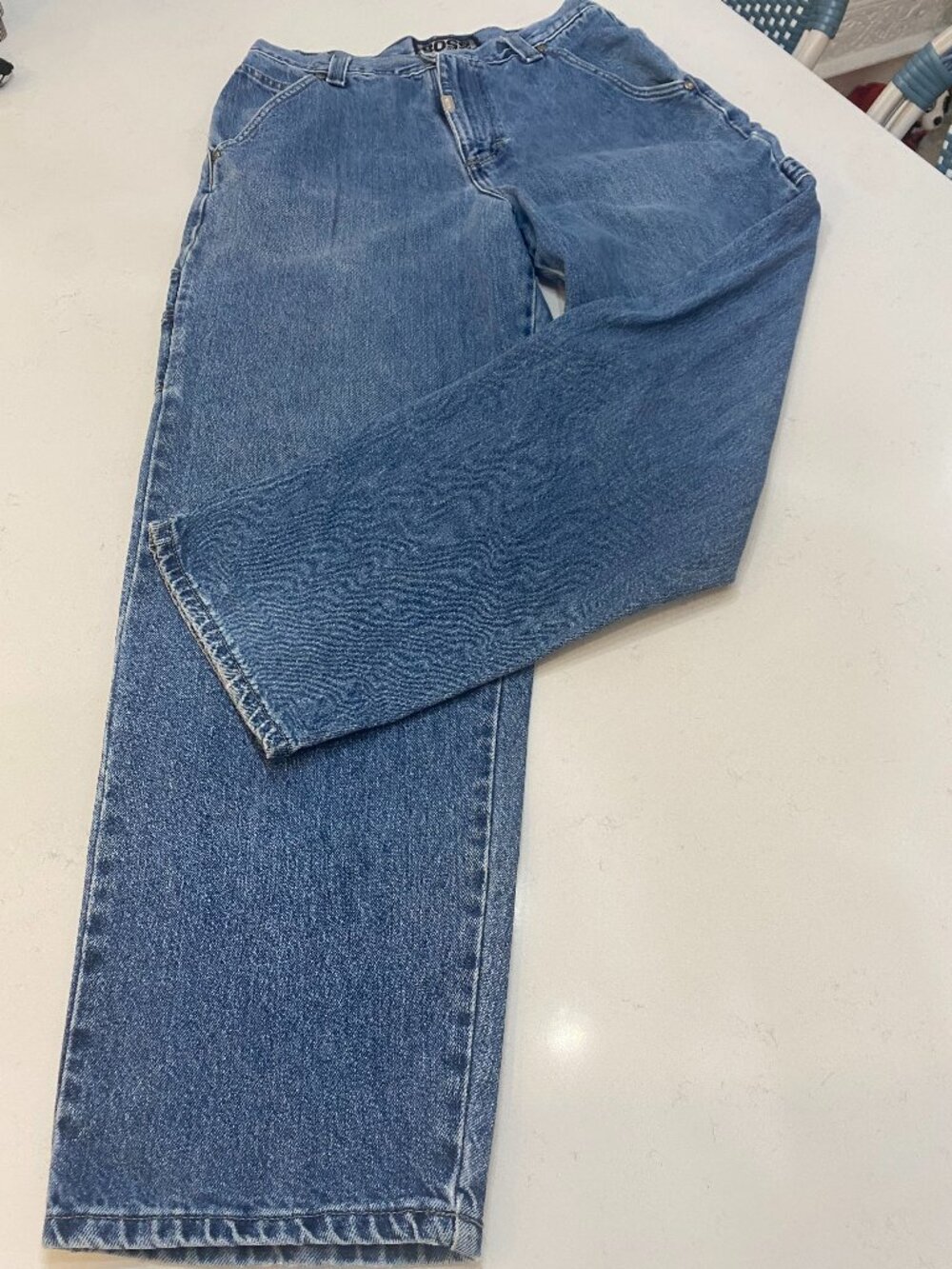 VTG BOSS by I.G. Design Baggy Carpenter Jeans 33x32 Rave/Skater Great Cond